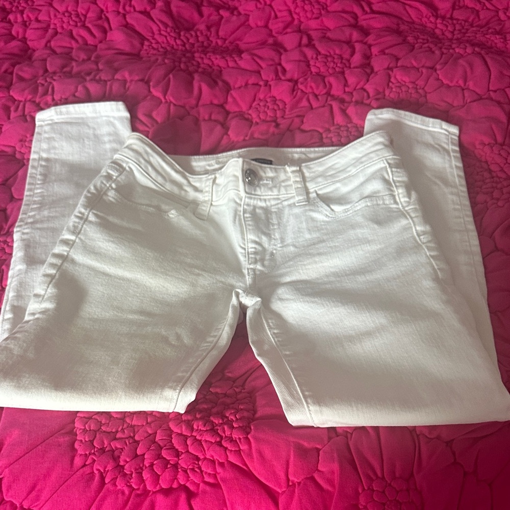 American Eagle Outfitters Women's Bright White Skinny Jeans